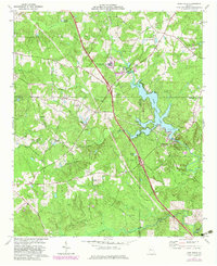 Download a high-resolution, GPS-compatible USGS topo map for High Falls, GA (1983 edition)
