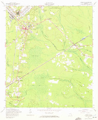 Download a high-resolution, GPS-compatible USGS topo map for Hinesville, GA (1972 edition)