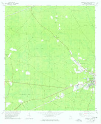 preview thumbnail of historical topo map of Clinch County, GA in 1978