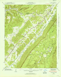 Download a high-resolution, GPS-compatible USGS topo map for Hooker, GA (1954 edition)