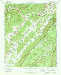 Download a high-resolution, GPS-compatible USGS topo map for Hooker, GA (1972 edition)