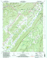 Download a high-resolution, GPS-compatible USGS topo map for Hooker, GA (1983 edition)