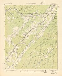 1936 Map of Hooker