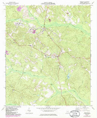 preview thumbnail of historical topo map of Irwinton, GA in 1973