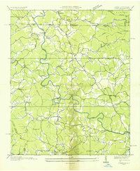 preview thumbnail of historical topo map of Union County, GA in 1935