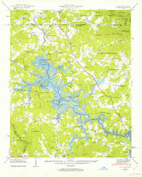Download a high-resolution, GPS-compatible USGS topo map for Ivylog, GA (1963 edition)