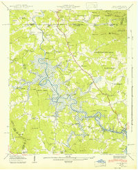 preview thumbnail of historical topo map of Union County, GA in 1942