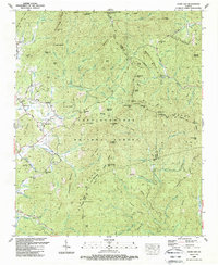 preview thumbnail of historical topo map of Union County, GA in 1988