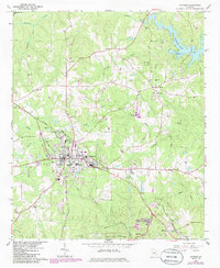Download a high-resolution, GPS-compatible USGS topo map for Jackson, GA (1986 edition)