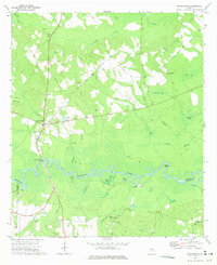 1972 Map of Ben Hill County, GA, 1975 Print