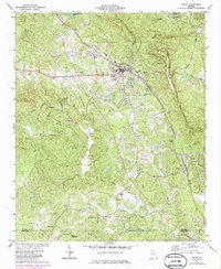Download a high-resolution, GPS-compatible USGS topo map for Jasper, GA (1986 edition)