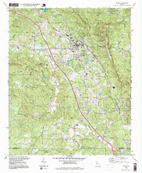 Download a high-resolution, GPS-compatible USGS topo map for Jasper, GA (1999 edition)
