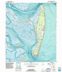 Download a high-resolution, GPS-compatible USGS topo map for Jekyll Island, GA (1995 edition)