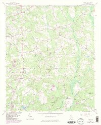 1964 Map of Jersey, 1986 Print