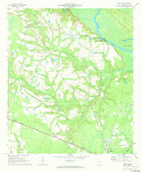 preview thumbnail of historical topo map of Wayne County, GA in 1970