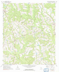 preview thumbnail of historical topo map of Toombs County, GA in 1970