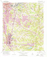 Download a high-resolution, GPS-compatible USGS topo map for Jonesboro, GA (1974 edition)