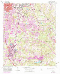 Download a high-resolution, GPS-compatible USGS topo map for Jonesboro, GA (1983 edition)