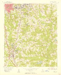 1954 Map of Jonesboro, 1956 Print