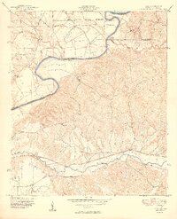 preview thumbnail of historical topo map of Stewart County, GA in 1949