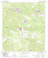 Download a high-resolution, GPS-compatible USGS topo map for Junction City, GA (1985 edition)
