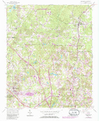 Download a high-resolution, GPS-compatible USGS topo map for Kennesaw, GA (1986 edition)