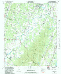 preview thumbnail of historical topo map of Walker County, GA in 1983