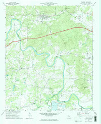 Download a high-resolution, GPS-compatible USGS topo map for Kingston, GA (1974 edition)