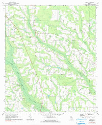 Download a high-resolution, GPS-compatible USGS topo map for Kville, GA (1991 edition)