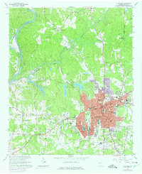 Download a high-resolution, GPS-compatible USGS topo map for La Grange, GA (1975 edition)