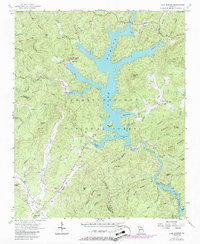 Download a high-resolution, GPS-compatible USGS topo map for Lake Burton, GA (1957 edition)