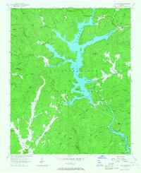 Download a high-resolution, GPS-compatible USGS topo map for Lake Burton, GA (1967 edition)