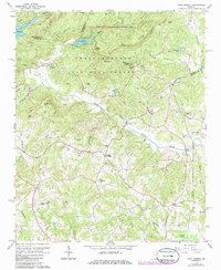 Download a high-resolution, GPS-compatible USGS topo map for Lake Russell, GA (1986 edition)