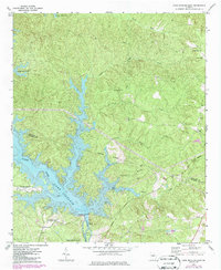 Download a high-resolution, GPS-compatible USGS topo map for Lake Sinclair East, GA (1986 edition)