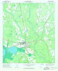1968 Map of Lakeland, 1971 Print