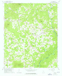 Download a high-resolution, GPS-compatible USGS topo map for Leaf, GA (1976 edition)