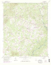 preview thumbnail of historical topo map of White County, GA in 1964