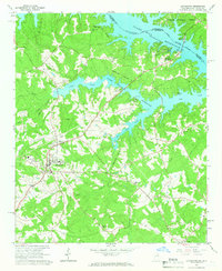 Download a high-resolution, GPS-compatible USGS topo map for Lincolnton, GA (1966 edition)