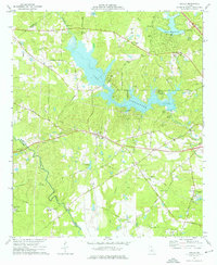 preview thumbnail of historical topo map of Bibb County, GA in 1974