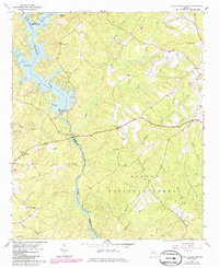 Download a high-resolution, GPS-compatible USGS topo map for Lloyd Shoals Dam, GA (1986 edition)