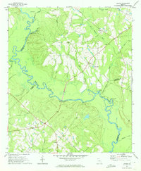 Download a high-resolution, GPS-compatible USGS topo map for Lothair, GA (1973 edition)