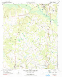 Download a high-resolution, GPS-compatible USGS topo map for Louisville South, GA (1991 edition)