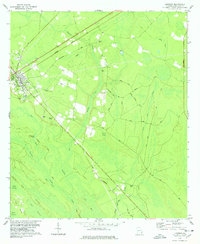 1978 Map of Ludowici, GA