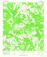 preview thumbnail of historical topo map of Spalding County, GA in 1964