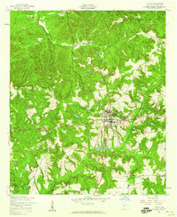 preview thumbnail of historical topo map of Lumpkin, GA in 1955