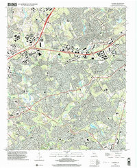 Download a high-resolution, GPS-compatible USGS topo map for Luxomni, GA (2003 edition)