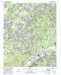 Download a high-resolution, GPS-compatible USGS topo map for Mableton, GA (1992 edition)