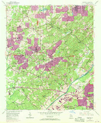 Download a high-resolution, GPS-compatible USGS topo map for Mableton, GA (1969 edition)