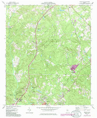 Download a high-resolution, GPS-compatible USGS topo map for Macon NE, GA (1985 edition)