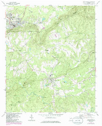Download a high-resolution, GPS-compatible USGS topo map for Manchester, GA (1986 edition)